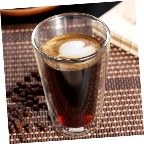 Gatuida Black Glass Coffee Mug with Silicone Lid Double Wall 350ml - Image 6