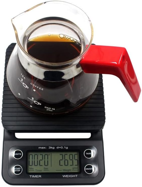 Digital Hand-Drip Coffee Scale for the Kitchen, USB-Rechargeable Smart with Countdown Timer - Image 3