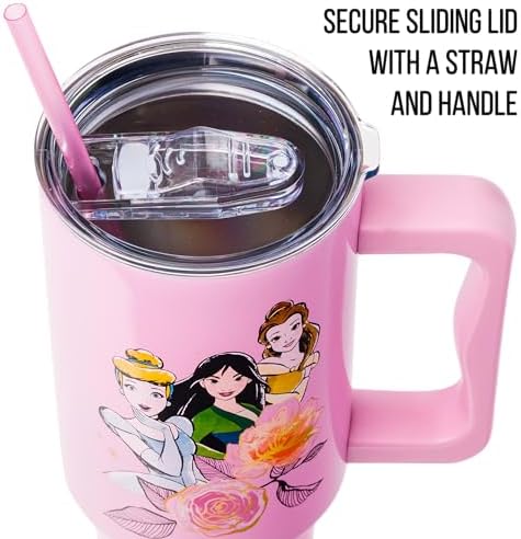 Silver Buffalo Disney Princess Cinderella, Stainless Steel Tumbler, 40oz - Image 2