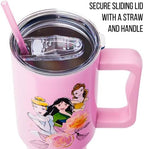 Silver Buffalo Disney Princess Cinderella, Stainless Steel Tumbler, 40oz - Image 2