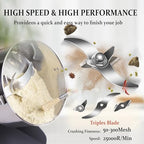 Grain Mill 550g,flour mill,Grain mill grinder Stainless Steel Flour Wheat Seeds Corn Spices Nut & Seasonings Dry Grinder Electric Machine grinder for kitchen - Image 2