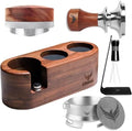 Breville Espresso Machine Accessories Kit 54mm Tamping Station WDT Tool Portafilter Funnel Calibrated Tamper Puck Screen and Distribution Tool by KNODOS