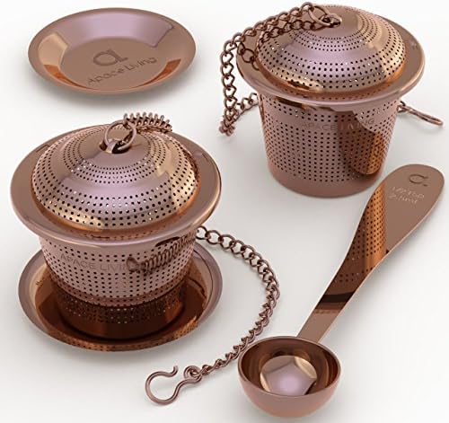 Rose Gold - Tea Infuser + Tea Scoop Medium - Image 2