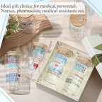Mumufy 6 Sets Medical Assistants Glass Cups Gifts 16 Oz with Lids Straws - Image 5