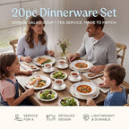 Joseph Sedgh Collection Romantic Bloom Bone China Dinnerware Set, 57-Piece - Image 2