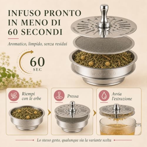 1 | Stainless Steel Infusion Filter with Diffuser – For Herbal Infusions & Extracts Using Espresso Machines, 59 mm Inner Diameter, 70 mm Rim, Compatible with 58/58.4 mm Tampers - Image 4