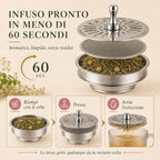 1 | Stainless Steel Infusion Filter with Diffuser – For Herbal Infusions & Extracts Using Espresso Machines, 59 mm Inner Diameter, 70 mm Rim, Compatible with 58/58.4 mm Tampers - Image 4