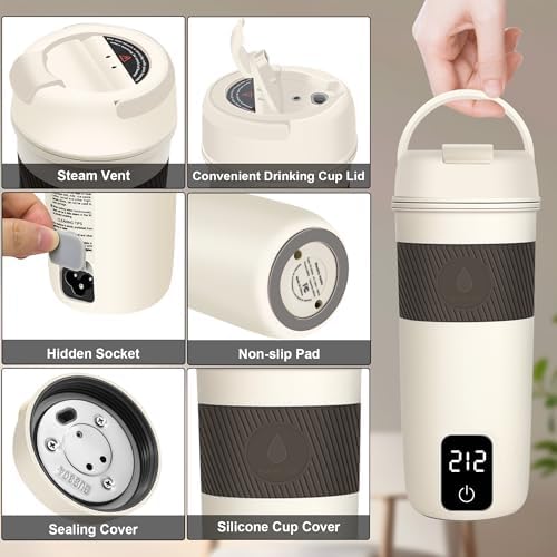 Portable Electric Kettle 350ML with 4 Temperature Settings - Image 4