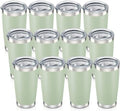 20 oz Tumbler with Lid Stainless Steel Insulated Tumblers Bulk Cups Mug by Orebigo