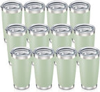20 oz Tumbler with Lid Stainless Steel Insulated Tumblers Bulk Cups Mug by Orebigo