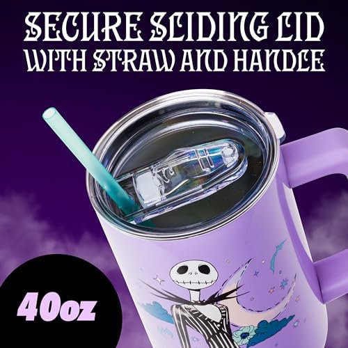 Silver Buffalo Nightmare Before Christmas, Stainless Steel Tumbler, 40oz - Image 3