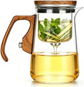 Magnetic Teapot, 25.4oz High Borosilicate Glass Teapot with Infuser, Loose Leaf Tea Steeper Pot, Heat Resistant Enchanti Tea Pot with Infusers for Herbal Leaf Brewing by pilavaloo