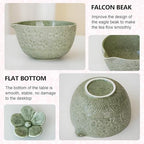 7-Piece Ceramic Matcha Set with Spout Bowl & Chasen Holder – Handcrafted Kiln Legacy Design, Smooth-Flow Falcon Beak & Flat Stable Base, Prevents Whisk Damage, Complete Kit for Tea Ceremony（Matcha ） - Image 3