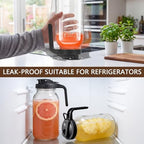 3 Pack Glass Pitchers with Lid, 64 oz Sun Tea Pitcher, Half Gallon Mason Jar Pitcher with Wide Mouth Airtight Lid for Ice Tea, Cold Brew Coffee, Fridge Water, Milk, Juices, Leak Proof Water Jug - Image 5
