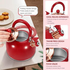 GGC Whistling Tea Kettle for Stove Top, 85OZ/2.6QT Stainless Steel Tea Pot - Image 4