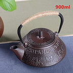 Cast Iron Tea Pot Set Japanese Teapot Tetsubin Kettle Drink Kungfu Tools Stainless Steel Sieve Tea Kettle 900Ml-As Shown,As Shown - Image 2