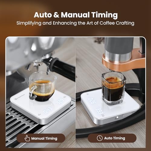 Maestri House Rechargeable Milk Frother & Mini Coffee Scale - Image 4