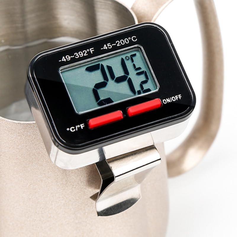 Ciieeo Digital Milk Thermometer Instant Read Food Thermometer for Coffee Beverage Milk Tea Home Kitchen and Shop Use Electronic Temperature Gauge 6.29 in - Image 5