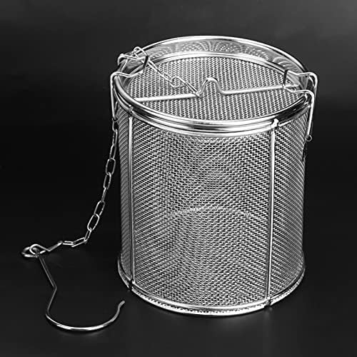 CHICIRIS Strainer, Stainless Steel Seasoning Filter Basket Enclosed Tea Infuser Loose Leaf Steeper for Cooking Brewing (3 - Image 4