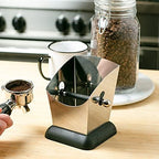 RSVP International Espresso Coffee Kitchen Tool Home and Commercial Use, Knock Box, Stainless Steel - Image 3