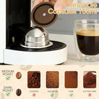 A5 150ml Reusable Steel Coffee Capsule Kit with Tamper - Image 2