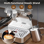 Professional Espresso Machine with Cold Brew,Compact Espresso Coffee Maker with Milk Frother,Latte & Cappuccino Machine for Home,50 oz Removable Water Tank,Dual-Temperature,Semi-Automatic - Image 3