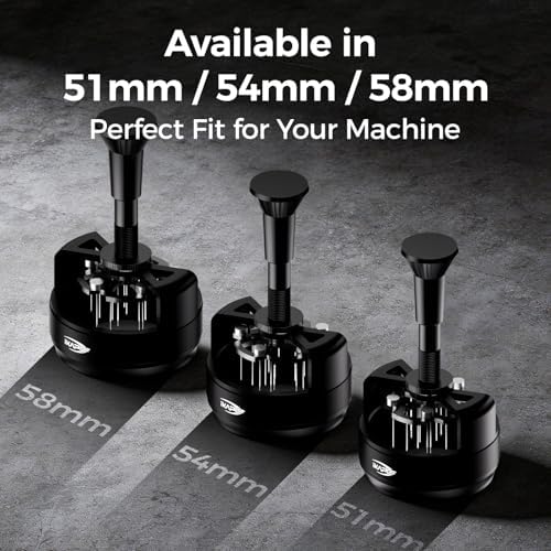 IKAPE 58MM WDT Tool for Espresso, 0.25mm 14 Needles Distribution Tool with One-Press Auto Rotation & Adjustable Depth, 10 Magnetic Base, Espresso Stirrer - Image 4