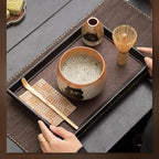 Matcha Whisk Set -4 Piece Ceremony Matcha Set with Matcha Whisk,Bamboo Matcha Scoop, Whisk Holder,Ceramic Matcha Bowl,Cat Design Matcha Tea Ceremony fit for Traditional Japanese Tea Ceremony (Cat) - Image 5