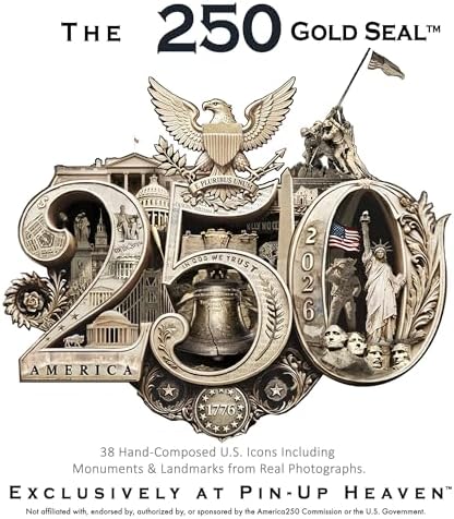 250 Anniversary USA Coasters, Patriotic 4th of July Drink Coasters, USA 250th, American Semiquincentennial Set of 4 (250 Gold Seal Navy Black, 3.75" x 3.75") - Image 2