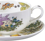 Noritake T97285A/4660-1 My Neighbor Totoro Milk Tea Cup & Saucer, 11.8 fl oz (325 cc), Large Dog Fuguri, Microwave Safe, 1 Guest, Bone China - Image 3