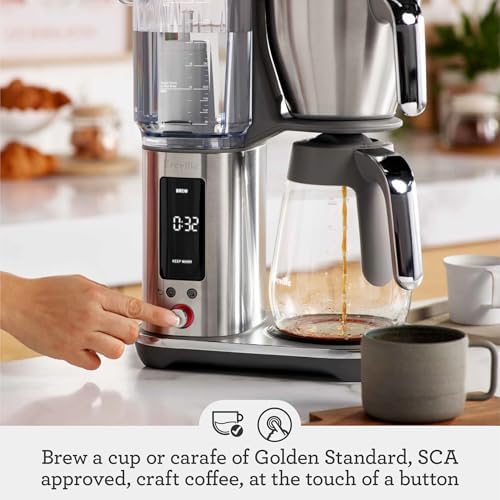 Breville BDC415BSS Luxe Brewer Glass Carafe, Brushed Stainless Steel - Image 4