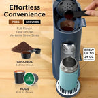 Ninja Pods & Grounds Iced Coffee Maker, K-Cup Pod Compatible, Navy, PB041NV - Image 3