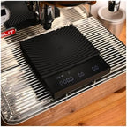 3 Black Mirror Pour Over Coffee Scale Espresso Scale,Flow Rate, Auto Timer,Ratio, 3 Brewing Modes, 2kg Capacity(Basic3 Scale Black) - Image 2