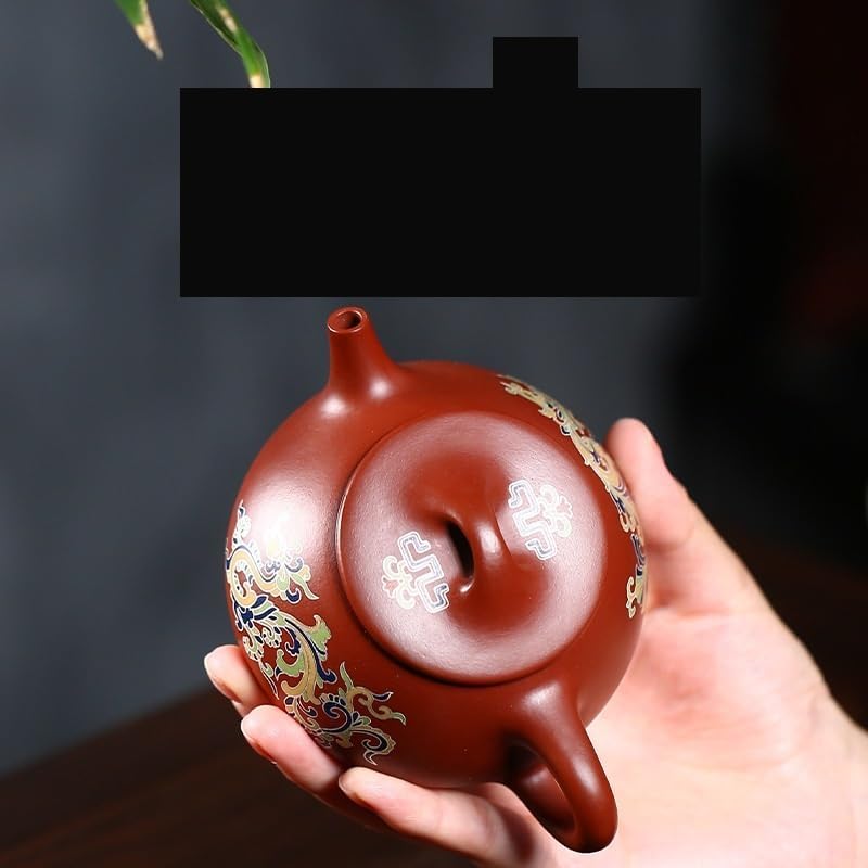 Tea Pots For Loose Tea Chinese Retro Classic Purple Clay Pot Home Office Teapot Retro Style Tea Set Suitable For Most Teas Tea Infuser Pot - Image 4