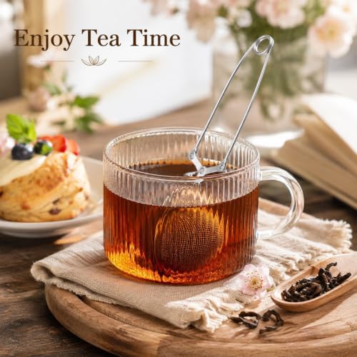 36 Pack Snap Tea Ball, 304 Stainless Steel Tea Infuser Ball with Handle - Image 7