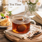 36 Pack Snap Tea Ball, 304 Stainless Steel Tea Infuser Ball with Handle - Image 7