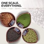 Premium Walnut Wood Coffee Scale, 0.1g Precision Digital Scale - Image 6