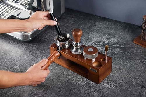 54mm Tamper Replacement for Breville tamper Adjustable Depth The espresso tamper made of Stainless Steel and Solid wood it's a good Coffee Tamper for Home espresso barista(53.3mm) - Image 3