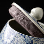 Tea Tin Loose Leaf Tea Storage Ceramic Tea Storage Cans Tea Cans Retro Sealed Cans Home Tea Cans Tea Canister - Image 5