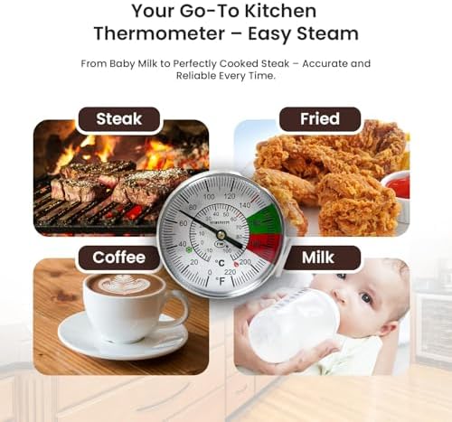 Rattleware 7 Inch Easy Steam Thermometer Milk Frothing Barista Pack of 2 - Image 4