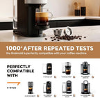 Stainless Steel Nespr*sso Reusable Pods 7.8oz/230ml Refillable Coffee Capsules Compatible with Nespr*sso V-rtuo NEXT UP POP PLUS GCA1 and ENV135 ENV150 (230ML) - Image 3