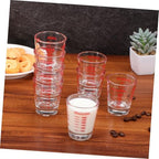 8 Pack 30ml Glass Measuring Cups with Dual Scale for Baking - Image 4