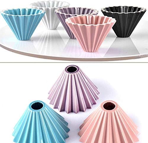 Pour Over Dripper, Espresso Coffee Filter Cup, Ceramic Pour Over Coffee Machine With Wooden Stand, Coffee Accessories, - Image 5