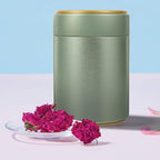 OUNONA Pack of 2 Tea Tin Cans, Tea Storage Space, Tea Containers with Lids, Tea Canisters for Loose Tea, Airtight Tea Leaf Storage, Loose Storage of Tea, Tinplate, Green - Image 2