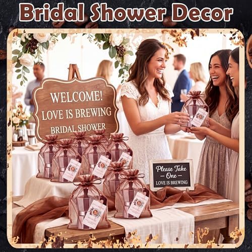 Love Is Brewing Bridal Shower Party Favors Aluminum Moka Pot - Image 4