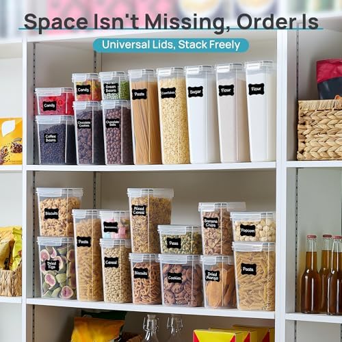 Vtopmart Airtight Food Storage Containers with Lids, 24 pcs, Gray - Image 6