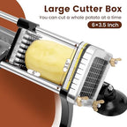 BIEAMA Commercial French Fry Cutter with 1/4", 3/8", 1/2" Blades - Image 4