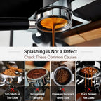 51mm Bottomless Portafilter & 51mm Adjustable Coffee Distributor Bundle, 2 Ears Stainless Steel Head, Only Compatible with De'Longhi ECP3420, EC155, BCO430, EC260, and ECP3120 - Image 6