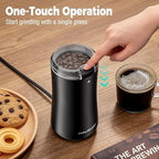 HAUSHOF Coffee Grinder Electric, One Touch Coffee Bean and Spice Grinder - Image 3