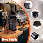 HOMEE 4L Espresso Coffee Knock Box with 25 Garbage Bags with Brush & Towel - Image 4